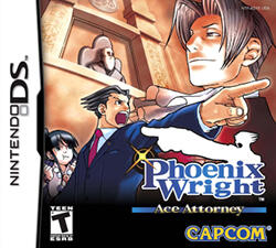 The DS cover for 'Phoenix Wright: Ace Attorney'